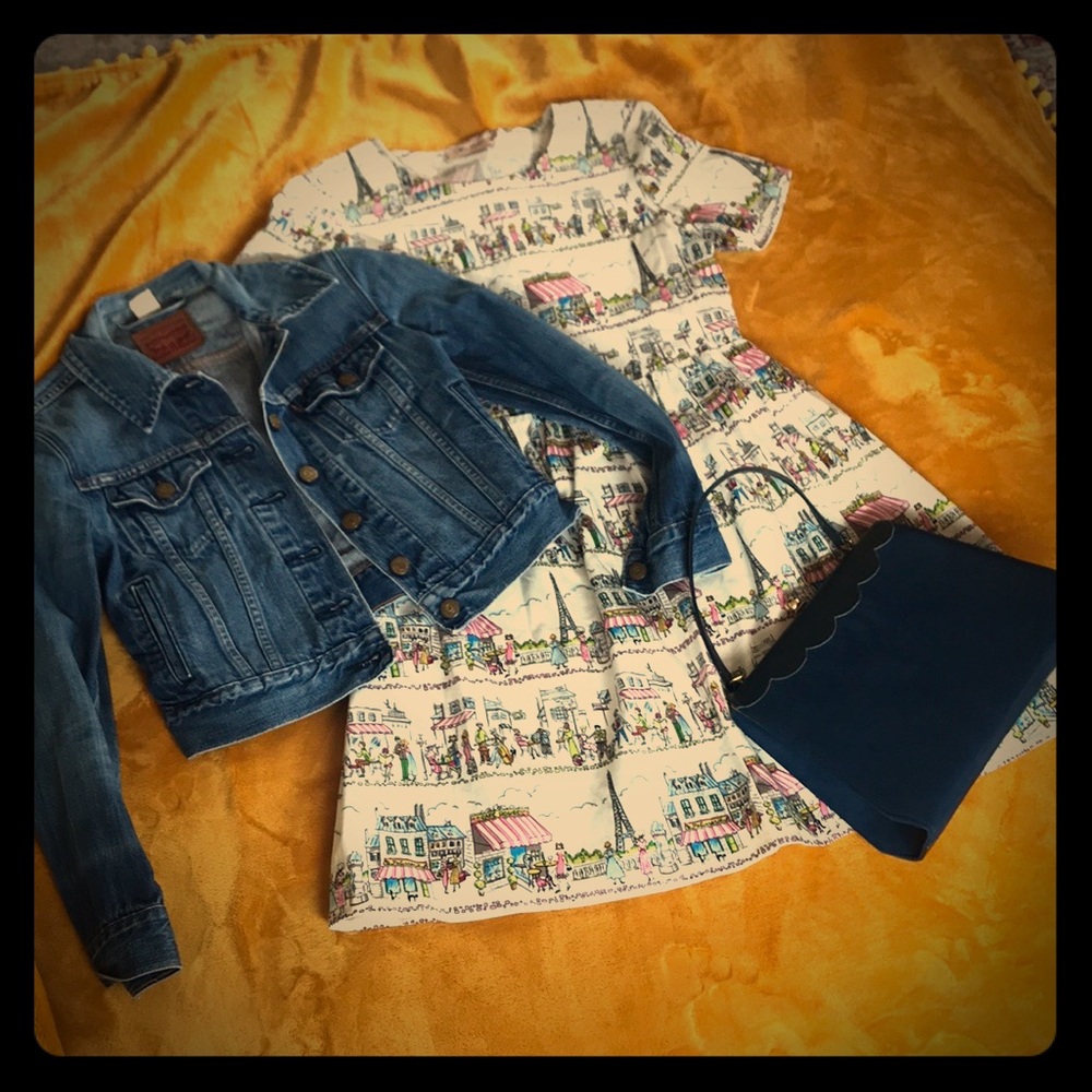 Jacket, Dress, Purse